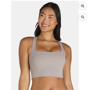 Women's Square Neck Sports Bra, Medium Support,